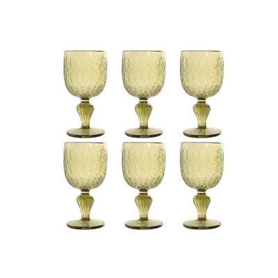Set van bekers Home ESPRIT Groen Kristal Laken 340 ml (6 Stuks) Set van bekers Home ESPRIT Groen Kristal Laken 340 ml (6 Stuks)