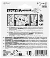 tesa Black Hooks S Powerstrips kleefhaak Small ovaal (b x h) 14 mm x 34 mm Zwart Inhoud: 3 stuk(s) - thumbnail