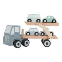 Little Dutch Wooden transporter speelgoedvoertuig - thumbnail