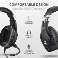 Trust GXT 488 FORZE Gamen Over Ear headset Kabel Stereo Zwart Ruisonderdrukking (microfoon) Microfoon uitschakelbaar (mute), Volumeregeling - thumbnail