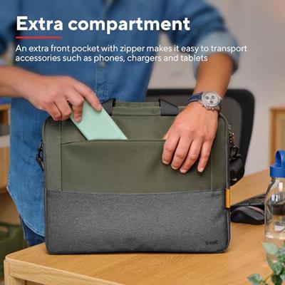 Trust Lisboa Draagtas voor laptop van 16 inch Laptop tas Groen - thumbnail