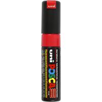 Paintmarker Uni POSCA PC8K breed schuin fluor rood - thumbnail
