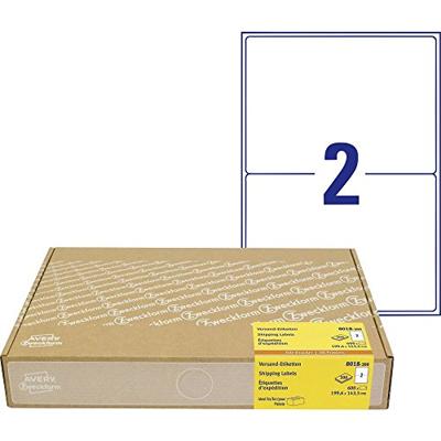 Avery-Zweckform 8018-300 Adresetiketten 199.6 x 143 mm Papier Wit 600 stuk(s) Permanent hechtend Inkjet, Laser (zwart/wit), Laser (kleur), Kopiëren Avery-Zweckform 8018-300 Adresetiketten 199.6 x 143 mm Papier Wit 600 stuk(s) Permanent hechtend Inkjet, Laser (zwart/wit), Laser (kleur), Kopiëren