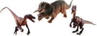 LG Imports dinosaurussen Raptors 3 delig groen/bruin - thumbnail