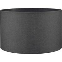 Lampenkap cilinder | rond | canvas | stoffen lampenkap | cilinderkap | Ø35cm H21cm | dark grijs - thumbnail