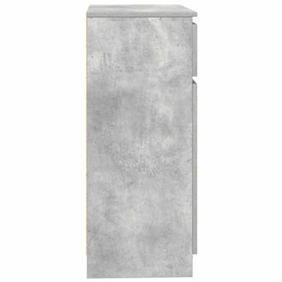 Dressoir met lade 71x35x84 cm spaanplaat betongrijs