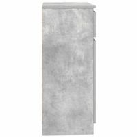 Dressoir met lade 71x35x84 cm spaanplaat betongrijs - thumbnail