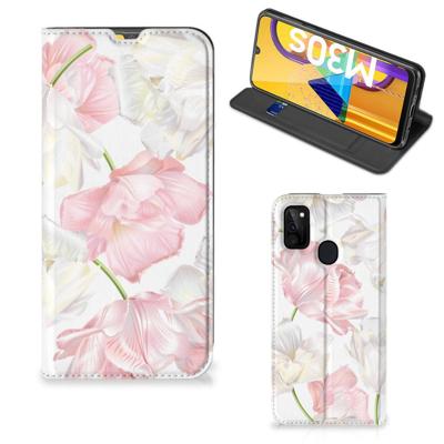 Samsung Galaxy M30s | M21 Smart Cover Lovely Flowers Samsung Galaxy M30s | M21 Smart Cover Lovely Flowers