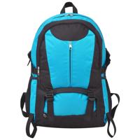 VidaXL Hiking rugzak 40 l zwart en blauw - thumbnail