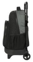 Schoolrugzak met Wielen BlackFit8 Old school Zwart Grijs 33 x 45 x 22 cm - thumbnail