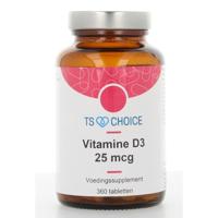 TS Choice Vitamine D3 25 mcg Tabletten - thumbnail