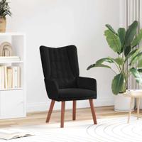 Fauteuil Zwart 63 x 67 x 94 cm Fluweel - thumbnail
