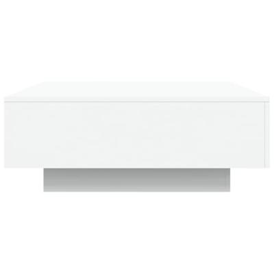 Salontafel 80x80x31 cm spaanplaat wit