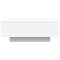 Salontafel 80x80x31 cm spaanplaat wit - thumbnail