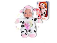 Babypop Reig Muzikale Knuffel 35 cm Koe - thumbnail