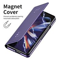 Lunso - Samsung Galaxy Z Fold5 - Window view cover hoes - Paars - thumbnail