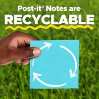 Post-it Notes, ft 101 x 101 mm, geel, gelijnd, blok van 300 vel - thumbnail