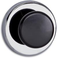 Maul Krachtmagneet (Ø x h) 67 mm x 33 mm Rond, Met knop Zilver, Zwart 1 stuk(s) 6155096 - thumbnail