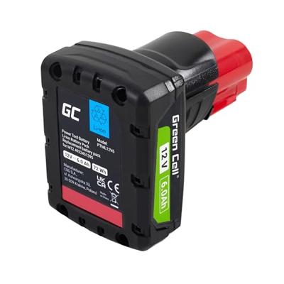 Green Cell GC-PTML12V6 B6 4932451395 Gereedschapsaccu 12 V 6 Ah Li-ion