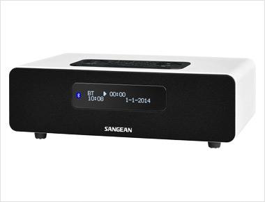 Sangean DDR-36 DAB+ digitale radio (DAB+/FM-tuner, bluetooth, wekfunctie, slaaptimer, AUX-in) incl. afstandsbediening wit