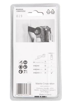 Makita Accessoires MAM008 Kit mes 32x60mm - B-66472 - B-66472