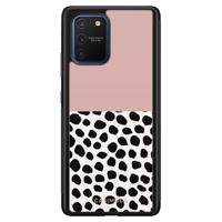 Samsung Galaxy S10 Lite hoesje - Pink dots - thumbnail