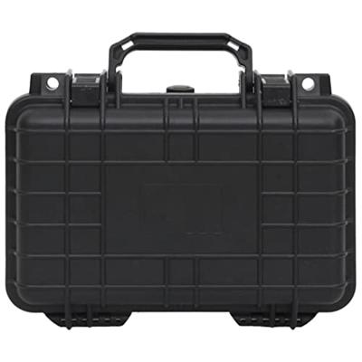 VidaXL Flightcase draagbaar 30x22x10 cm pp zwart