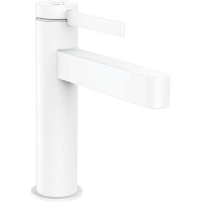 Wastafelmengkraan Finoris HansGrohe Eengreeps 110 CoolStart met PushOpen Waste Mat Wit