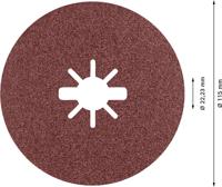 Bosch Accessories 2608621793 Fiberschijf Diameter 115 mm Korrelgrootte (num)=80 25 stuk(s) - thumbnail