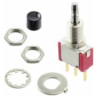 C & K Switches 8168LHCQE3 Push button 8060 Series Druktoets 28 V/DC 1x aan/(aan) 1 stuk(s) Bulk - thumbnail