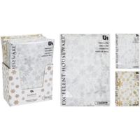 Tafelkleed flanel 130 x 180 cm zilver - thumbnail