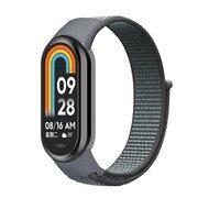 Sport loop nylon bandje - Grijs - Xiaomi Smart Band 8 / 9 / 10 - thumbnail