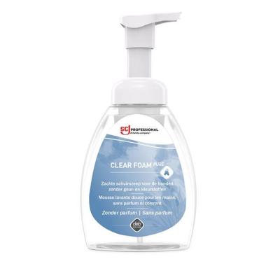 Handzeep SCJ Clear Foam Pure parfumvrij 250ml