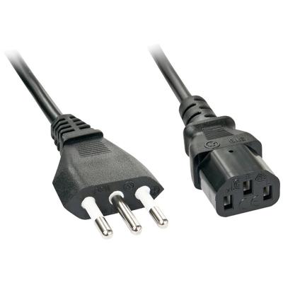 Lindy 30413 2m CEI 23-16 C13 coupler Zwart electriciteitssnoer
