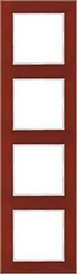 Jung A Creation afdekraam 4-voudig glas rood
