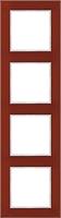 Jung A Creation afdekraam 4-voudig glas rood - thumbnail
