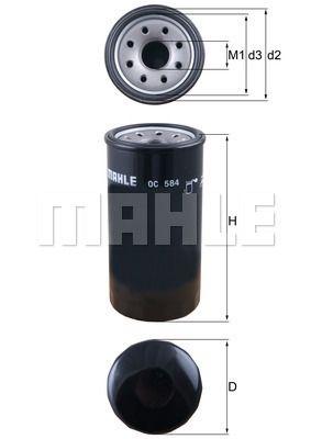Oliefilter OC584