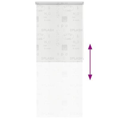 VidaXL Rolgordijn voor douche 100x240 cm splash VidaXL Rolgordijn voor douche 100x240 cm splash