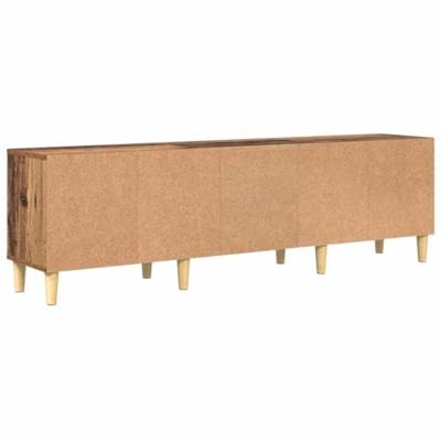 TV-kast met lade Oud Hout 150 x 30 x 45 cm Bewerkt hout