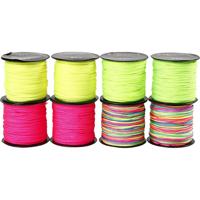 Creativ Company Macramé koord, dikte 1 mm, neon groen, neon roze, neon geel, neonmix, 8x28 m/ 1 doos - thumbnail