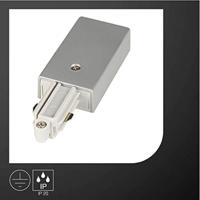 SLV 1-faseSupply 1 voeding aarde links grijs - 143032 - thumbnail