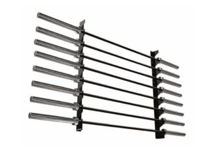 Toorx Wall Barbell Rack - Gunrack voor 8 halterstangen