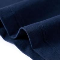 Kindershirt met lange mouwen berenprint 128 gemleerd marineblauw - thumbnail