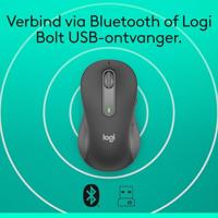 Logitech Signature M650 L left Muis Radiografisch, Bluetooth Maat: L Optisch Graphite 5 Toetsen 4000 dpi - thumbnail