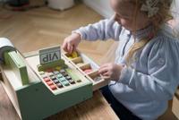 Dantoy Houten kassa 17-delig in doos - thumbnail