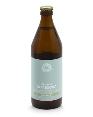 Mattisson HealthStyle Kombucha Ginger & Matcha Drink