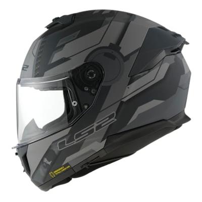 LS2 integraalhelm "ff808 stream ii shadow". helmet ff808 stre.ii shadow m grey matt