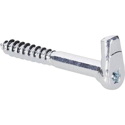 TOOLCRAFT 890692 Haakse schroefhaak type 10 50 mm Galvanisch verzinkt staal 10 stuk(s)