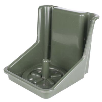 Zoutblokhouder kunststof groen