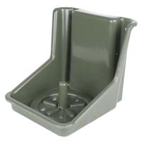 Zoutblokhouder kunststof groen - thumbnail